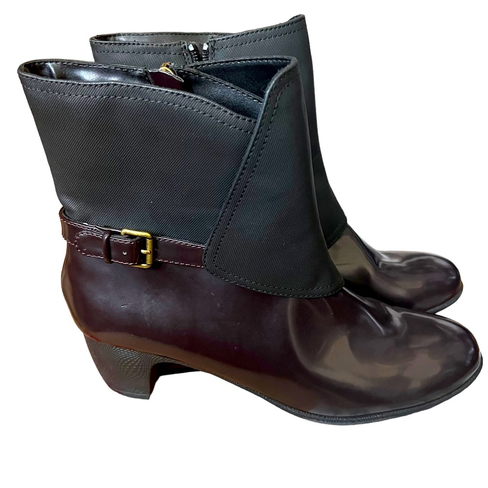 SoftWalk Women’s Puddles Boots Bordeaux Size 9.5